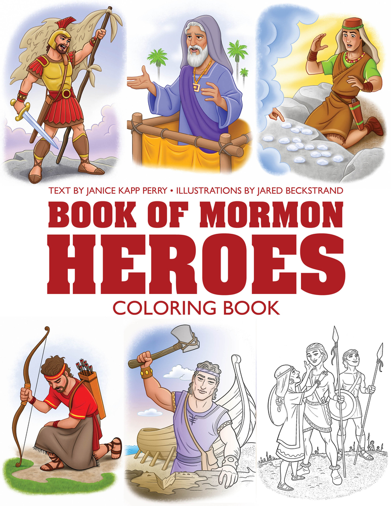 Book of Mormon Heroes Coloring Book Deseret Book