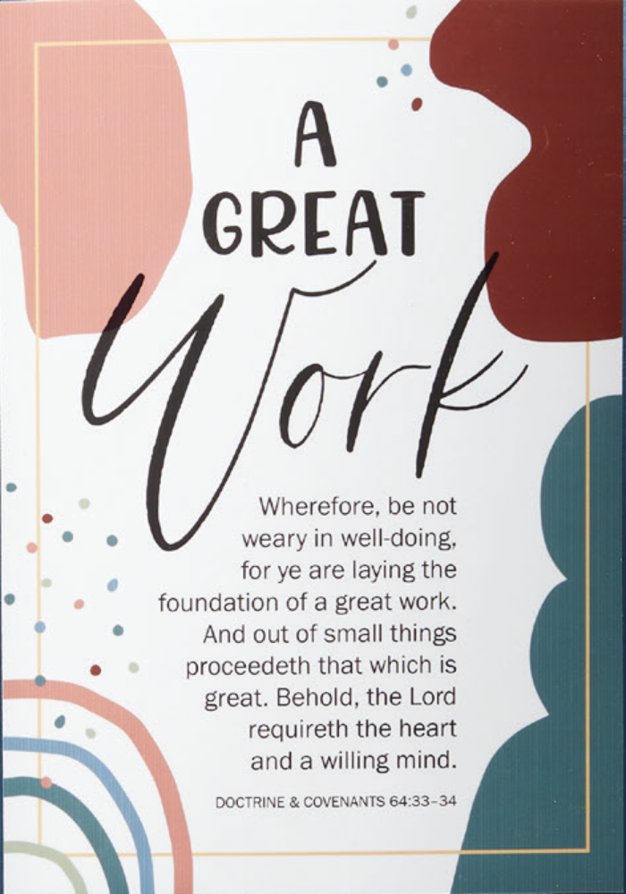 Great Work 2021 Youth Theme Print - Deseret Book